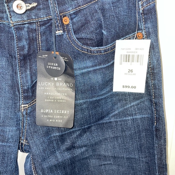 NWT Lucky Brand Jeans SOFIA SKINNY - Picture 2 of 6